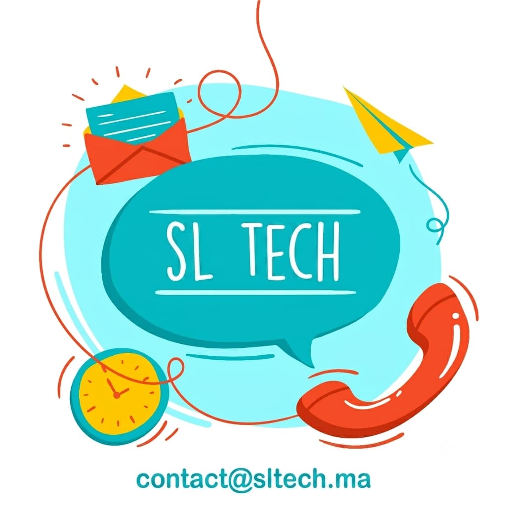 Réunion professionnelle entre une équipe SL TECH et un client