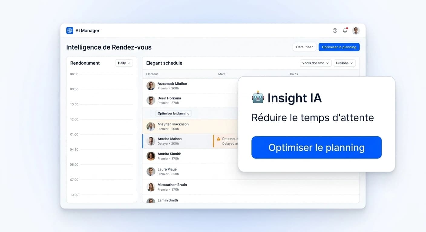 Cliniques — tableau de bord intelligent SL TECH